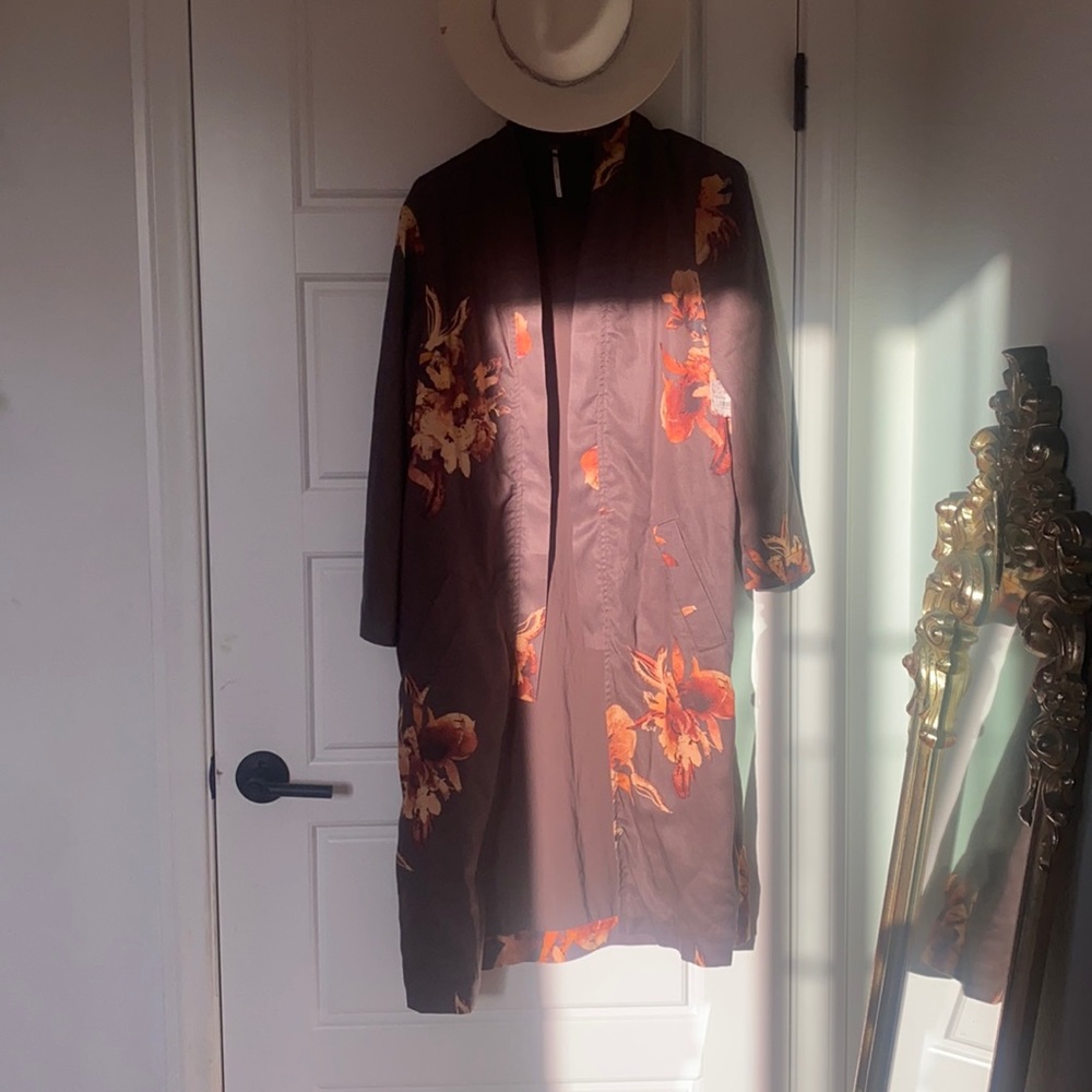 Free People Floral Robe